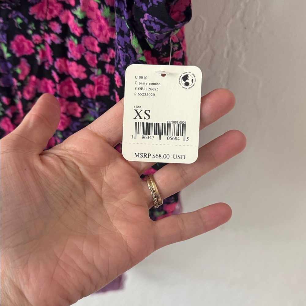 Free People Intimately Bare It All Floral Bodysuit XS NWT - Picture 5 of 5